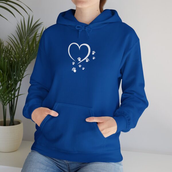 Heart Paws Unisex Heavy Blend™ Hooded Sweatshirt - Image 7