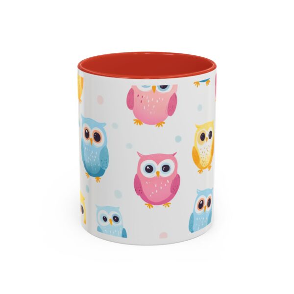 Happy Baby Owls Accent Coffee Mug (11, 15oz) - Image 13