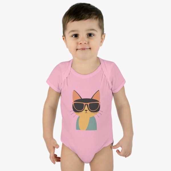 Cool Cat Infant Baby Rib Bodysuit - Image 9