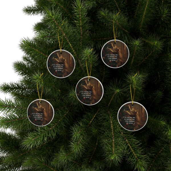 Oh Christmas Tree, Oh Christmas Tree..Ceramic Ornaments, 2-Side Print, (1pc, 3pcs, 5pcs, 10pcs) - Image 11