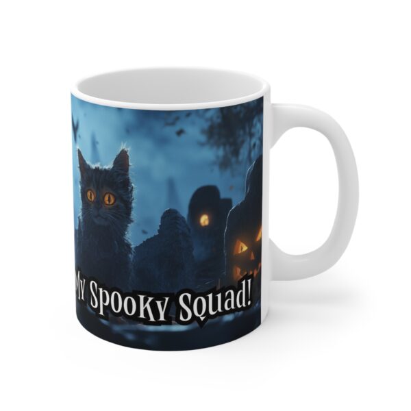 Creepin' it Real with my Spooky Squad! Mug 11oz - Image 3