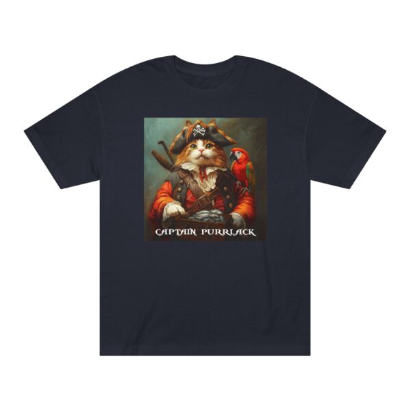 Captain Purrlack Unisex Classic Tee - Image 7