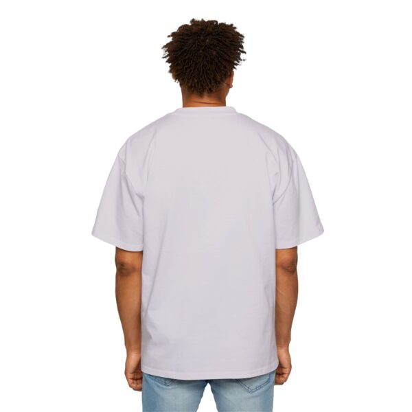 Pawsatively Truckin'! Men's Heavy Oversized Tee - Image 6