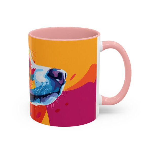 Rainbow Abstract Dog Accent Coffee Mug (11, 15oz) - Image 10