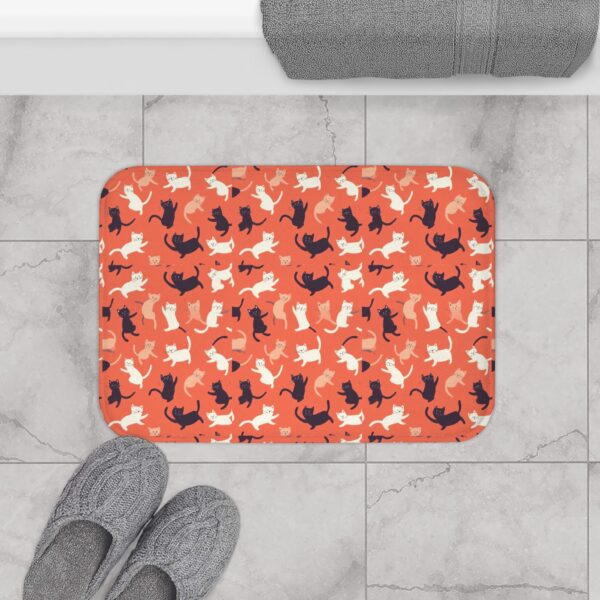 Dancing Cats Bath Mat - Image 4