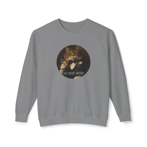 The Great Catsby Unisex Lightweight Crewneck Sweatshirt - Image 7