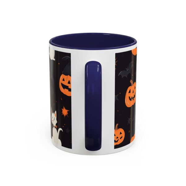 Flying Cats & Kitties Halloween Series One Accent Coffee Mug (11, 15oz) - Image 8