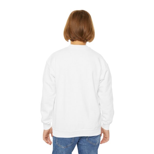 Cat Silhouette Youth Crewneck Sweatshirt - Image 12