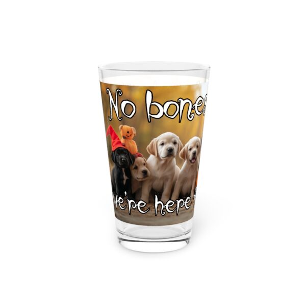 No Bones About It Halloween Pint Glass, 16oz - Image 2