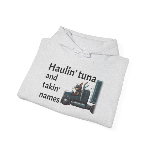 Haulin' Tuna & Takin' Names Unisex Heavy Blend™ Hooded Sweatshirt - Image 10