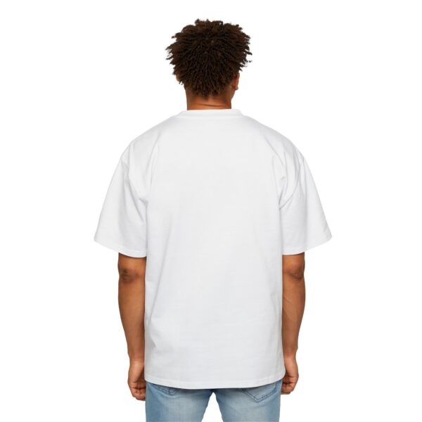 Pawsatively Truckin'! Men's Heavy Oversized Tee - Image 2