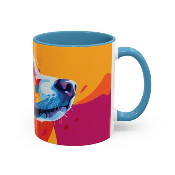 Rainbow Abstract Dog Accent Coffee Mug (11, 15oz) - Image 18