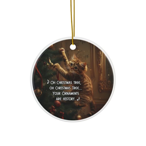 Oh Christmas Tree, Oh Christmas Tree..Ceramic Ornaments, 2-Side Print, (1pc, 3pcs, 5pcs, 10pcs) - Image 4