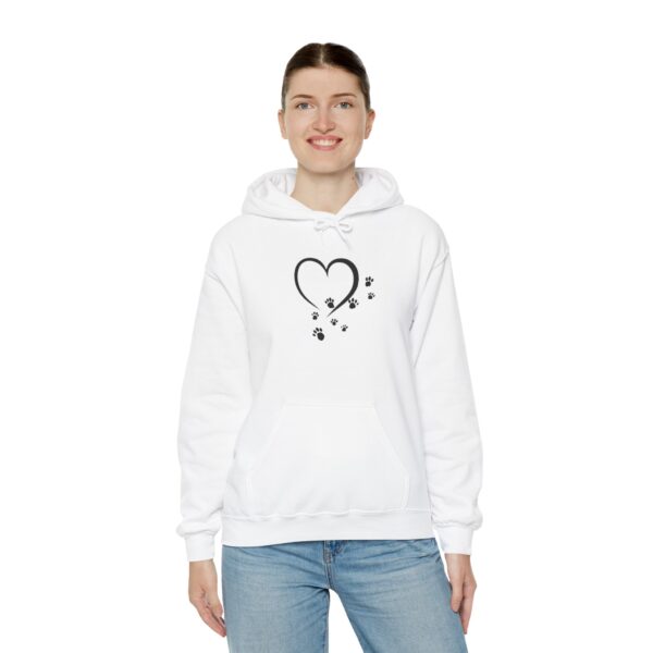 Heart Paws Unisex Heavy Blend™ Hooded Sweatshirt - Image 9