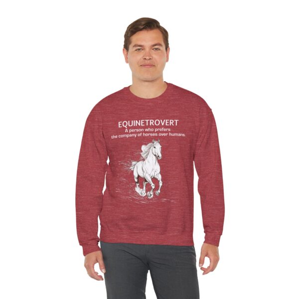 Equinetrovert Unisex Heavy Blend™ Crewneck Sweatshirt - Image 15