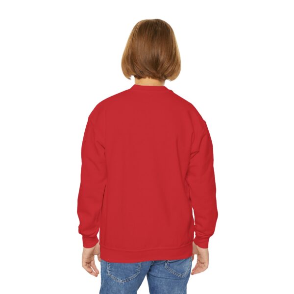 Cat Silhouette Youth Crewneck Sweatshirt - Image 7