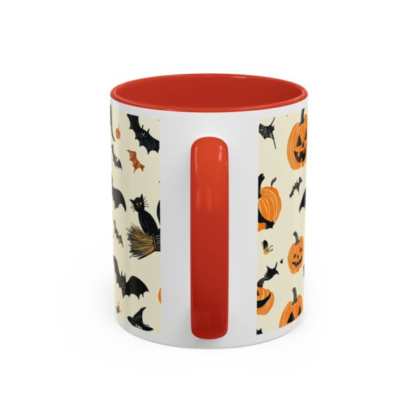 Flying Cats & Kitties Halloween Series Two Accent Coffee Mug (11, 15oz) - Image 16