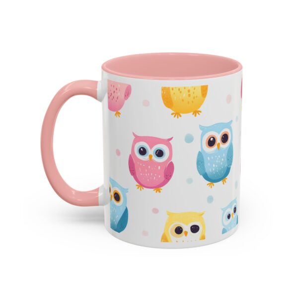 Happy Baby Owls Accent Coffee Mug (11, 15oz) - Image 11