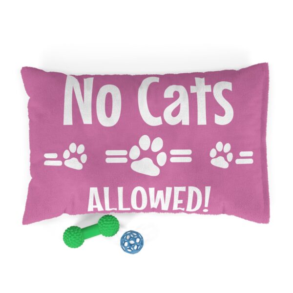 No Cats Allowed Pet Bed - Image 3