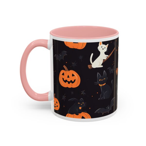 Flying Cats & Kitties Halloween Series One Accent Coffee Mug (11, 15oz) - Image 11