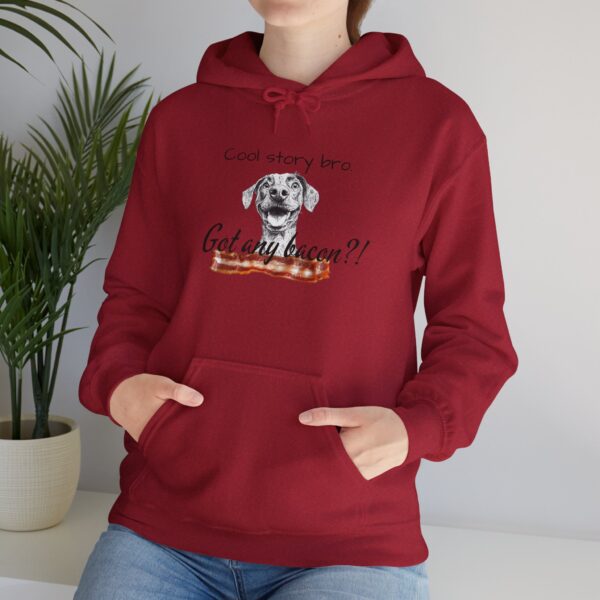 Cool Story Bro. Got Any Bacon? Unisex Heavy Blend™ Hooded Sweatshirt - Image 3