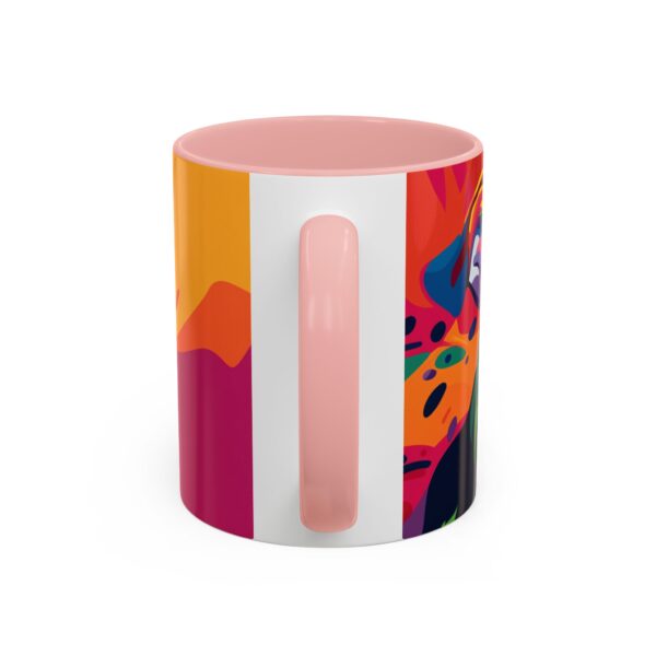 Rainbow Abstract Dog Accent Coffee Mug (11, 15oz) - Image 12