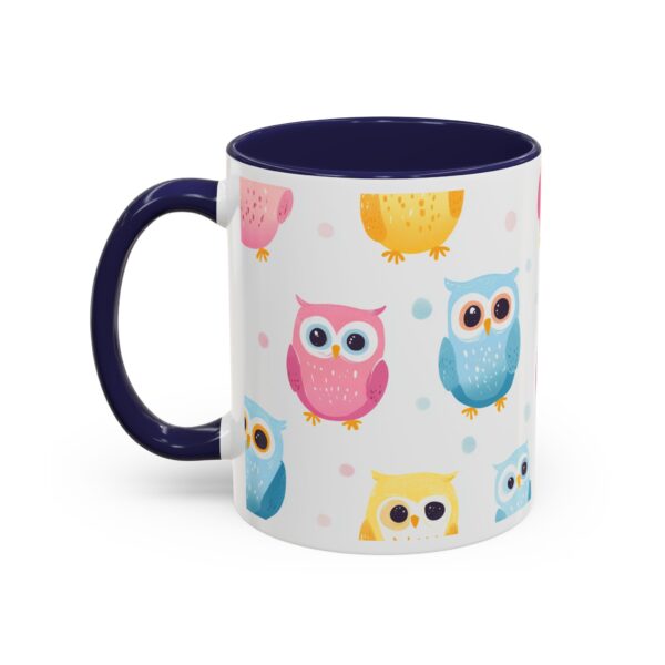 Happy Baby Owls Accent Coffee Mug (11, 15oz) - Image 7