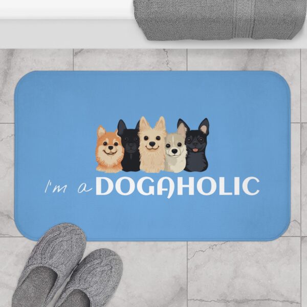 I'm a Dogaholic Bath Mat - Image 4