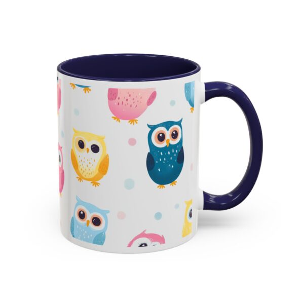 Happy Baby Owls Accent Coffee Mug (11, 15oz) - Image 6