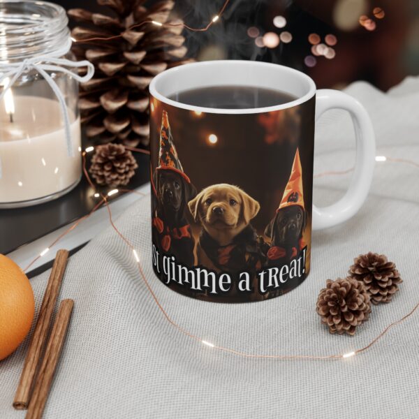 Trick or... Nah, Just Gimme the Treat! Mug 11oz - Image 4