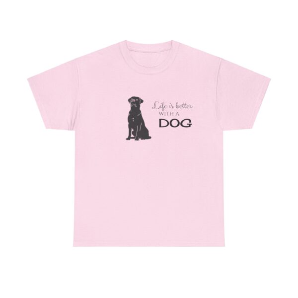 Life is Better with a Rottweiler - Unisex Heavy Cotton Tee - Image 4