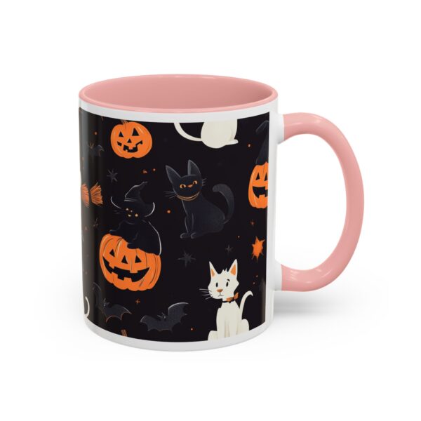 Flying Cats & Kitties Halloween Series One Accent Coffee Mug (11, 15oz) - Image 10