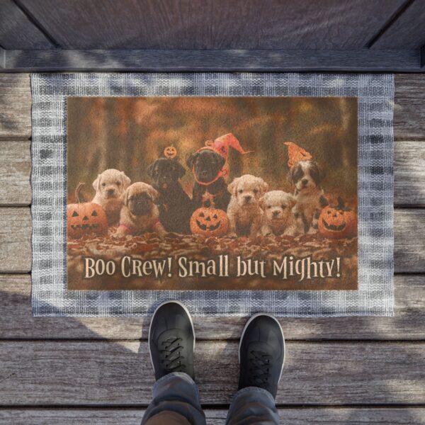 Boo Crew! Small But Mighty! Doormat - Image 3