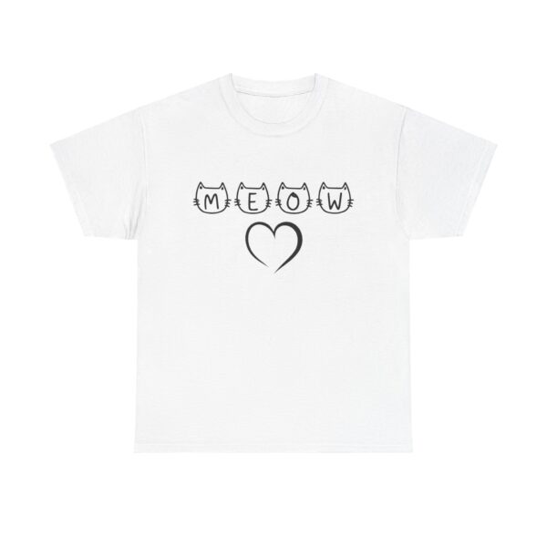 Meow Unisex Heavy Cotton Tee - Image 32