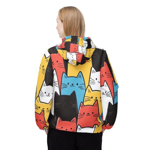 Curious Kitties Windbreaker Jacket - Image 3