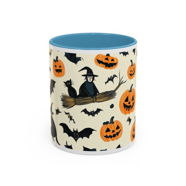 Flying Cats & Kitties Halloween Series Two Accent Coffee Mug (11, 15oz) - Image 17