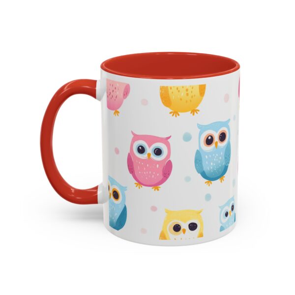 Happy Baby Owls Accent Coffee Mug (11, 15oz) - Image 15