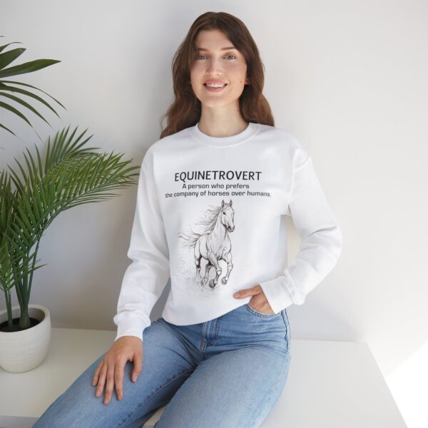 Equinetrovert Unisex Heavy Blend™ Crewneck Sweatshirt - Image 12