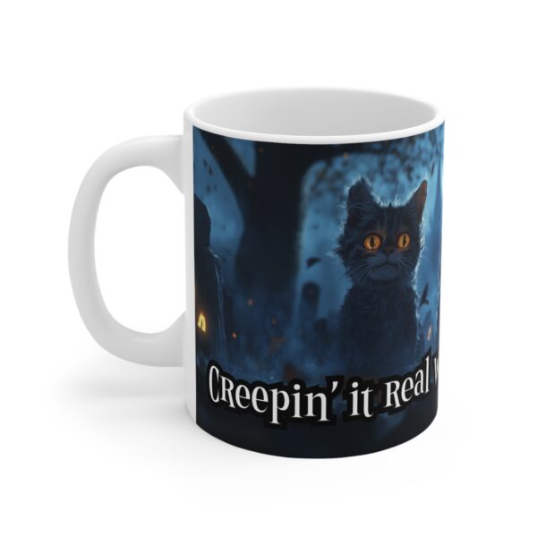 Creepin' it Real with my Spooky Squad! Mug 11oz - Image 2