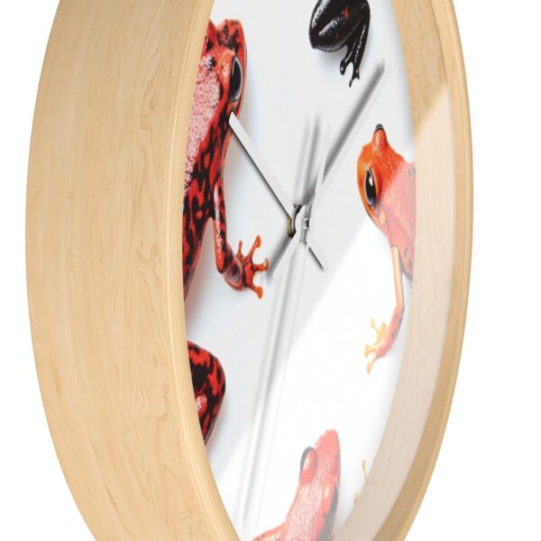 Amazonian Tree Frogs Wall Clock - Image 5