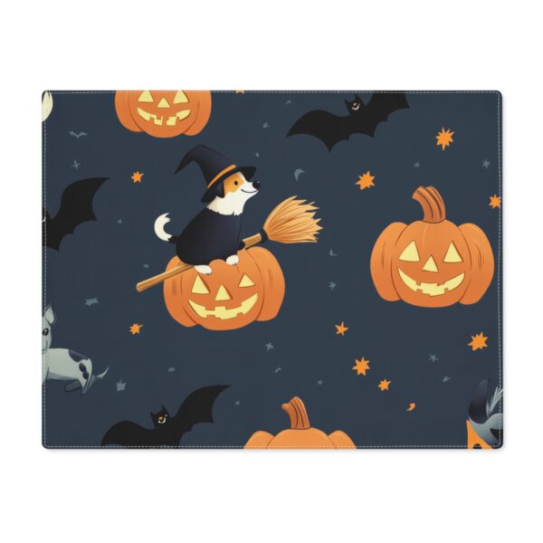 Puppy Witchy Halloween Placemat, 1pc