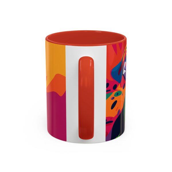 Rainbow Abstract Dog Accent Coffee Mug (11, 15oz) - Image 16