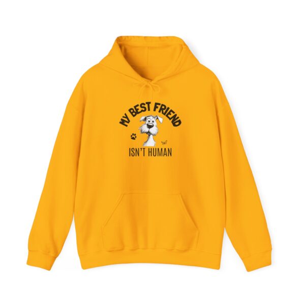 My Best Friend Isn't Human Unisex Heavy Blend™ Hooded Sweatshirt - Image 9