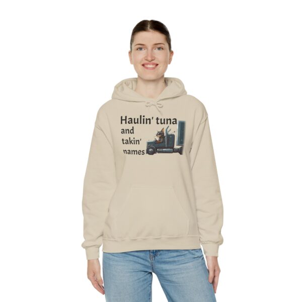 Haulin' Tuna & Takin' Names Unisex Heavy Blend™ Hooded Sweatshirt - Image 8