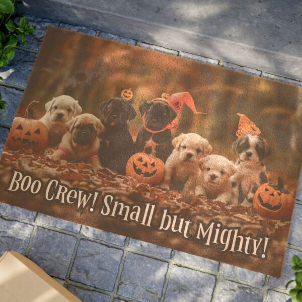 Boo Crew! Small But Mighty! Doormat - Image 4