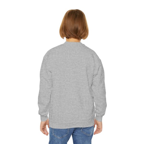 Cat Silhouette Youth Crewneck Sweatshirt - Image 4