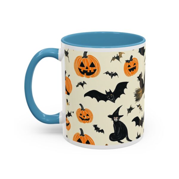 Flying Cats & Kitties Halloween Series Two Accent Coffee Mug (11, 15oz) - Image 19