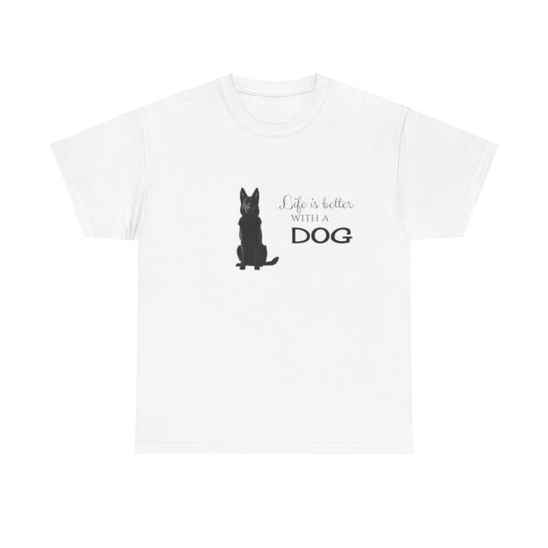 Life is Better with a German Shepherd - Unisex Heavy Cotton Tee - Image 9