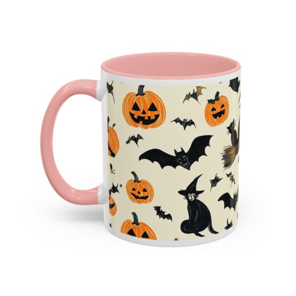 Flying Cats & Kitties Halloween Series Two Accent Coffee Mug (11, 15oz) - Image 11