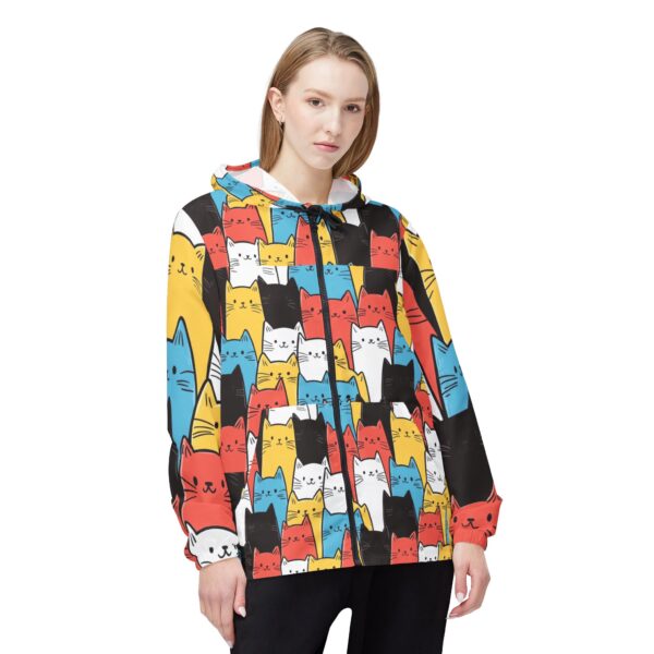 Curious Kitties Windbreaker Jacket - Image 2